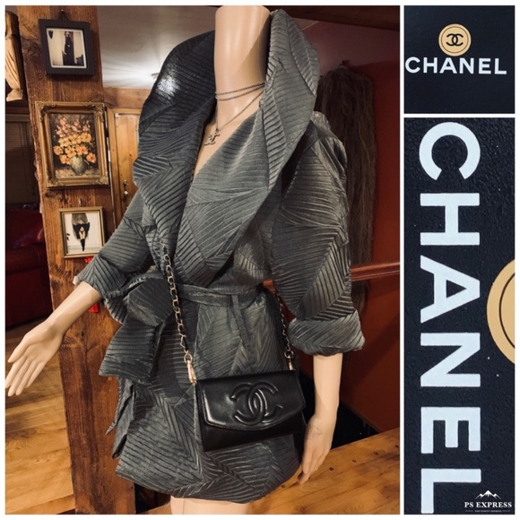 Chanel Double Flap Pouch🥰Rare vntg 🥰Super Attractive🥰 Beautiful piece Authentic💯 - Picture 3 of 16